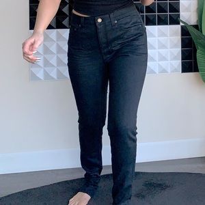 NWT SAINT LAURENT Black Jeans D05 W/SK-MW